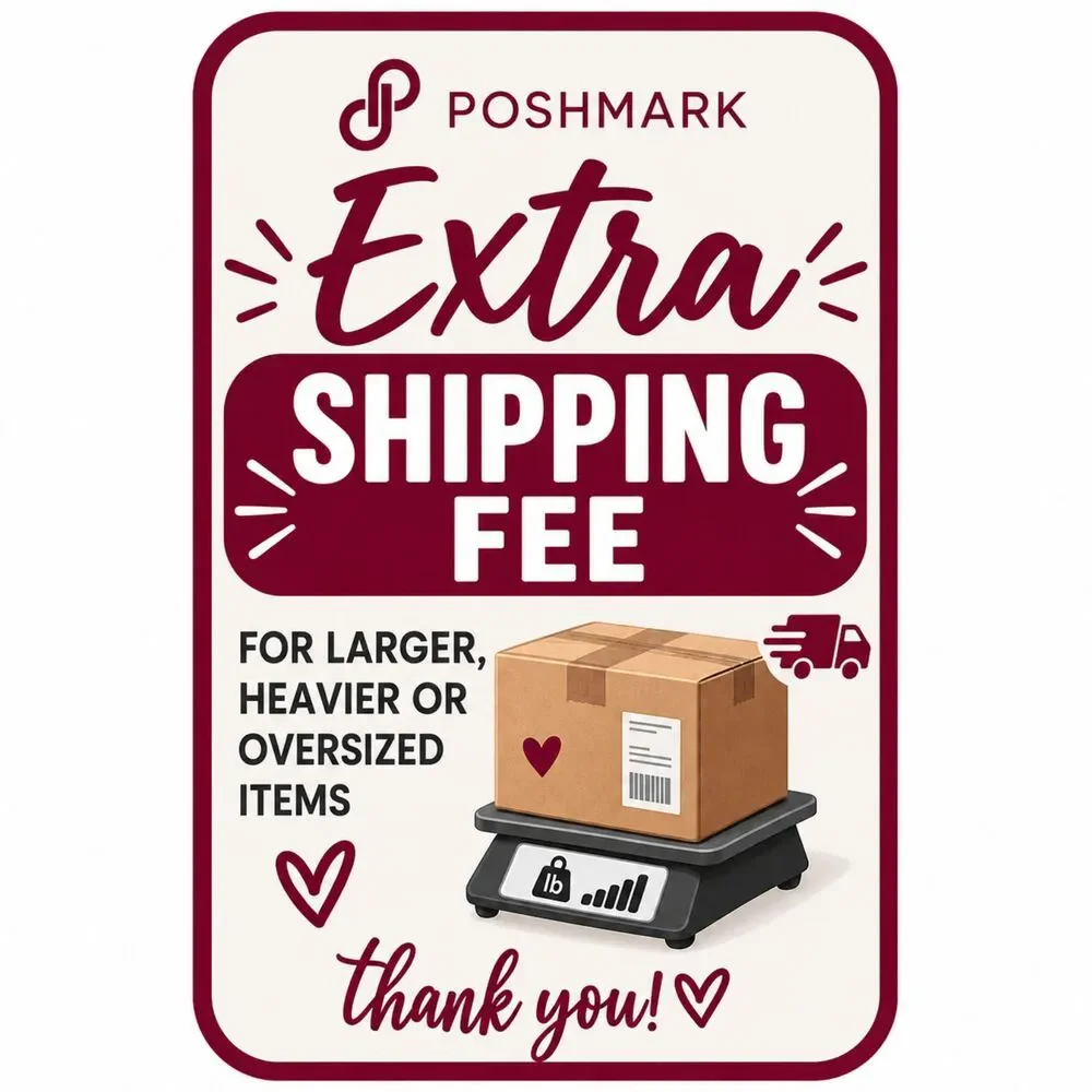 Extra Shipping Fee – Larger, Heavier or Oversized Items